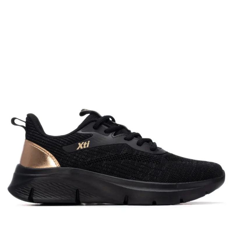 Xti Γυναικεία Sneakers Vegan μαύρο 145170