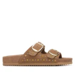 Xti Γυναικεία Σανδάλια Suede κάμελ 145066