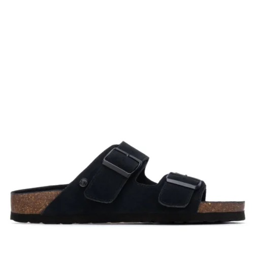 Xti Γυναικεία Σανδάλια Suede μαύρο 145384