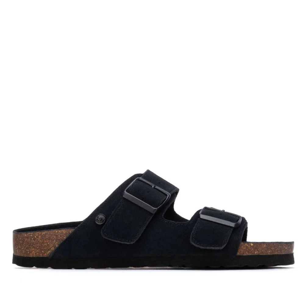 Xti Γυναικεία Σανδάλια Suede μαύρο 145384