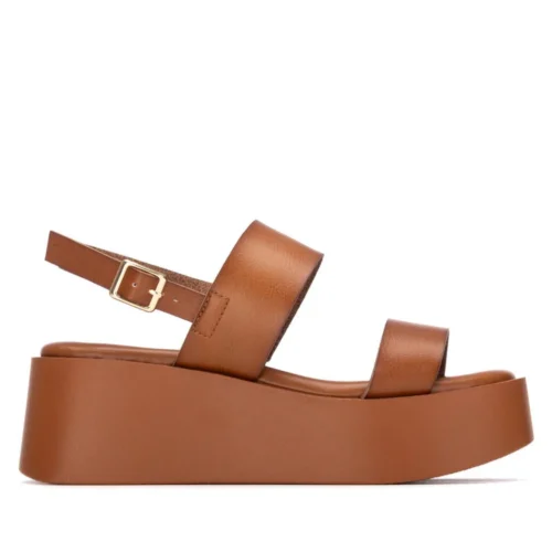 Refresh Γυναικεία Platforms Vegan κάμελ 175120