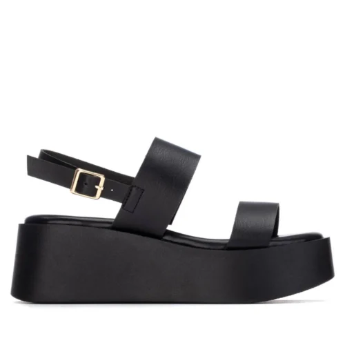 Refresh Γυναικεία Platforms Vegan μαύρο 175120