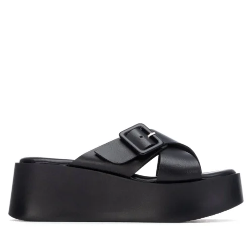 Refresh Γυναικεία Platforms Vegan μαύρο 175121