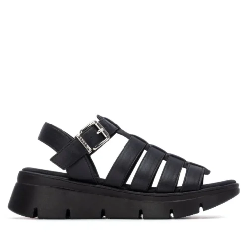 Refresh Γυναικεία Flatforms Vegan μαύρο 175159