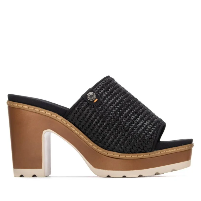Refresh Γυναικεία Mules Vegan μαύρο 175282