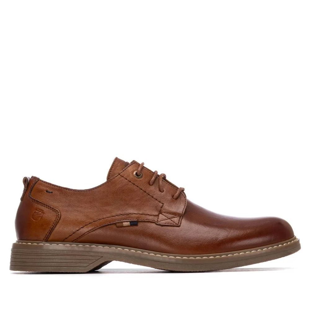 Londons Life Ανδρικά Δερμάτινα Casual κάμελ 163904