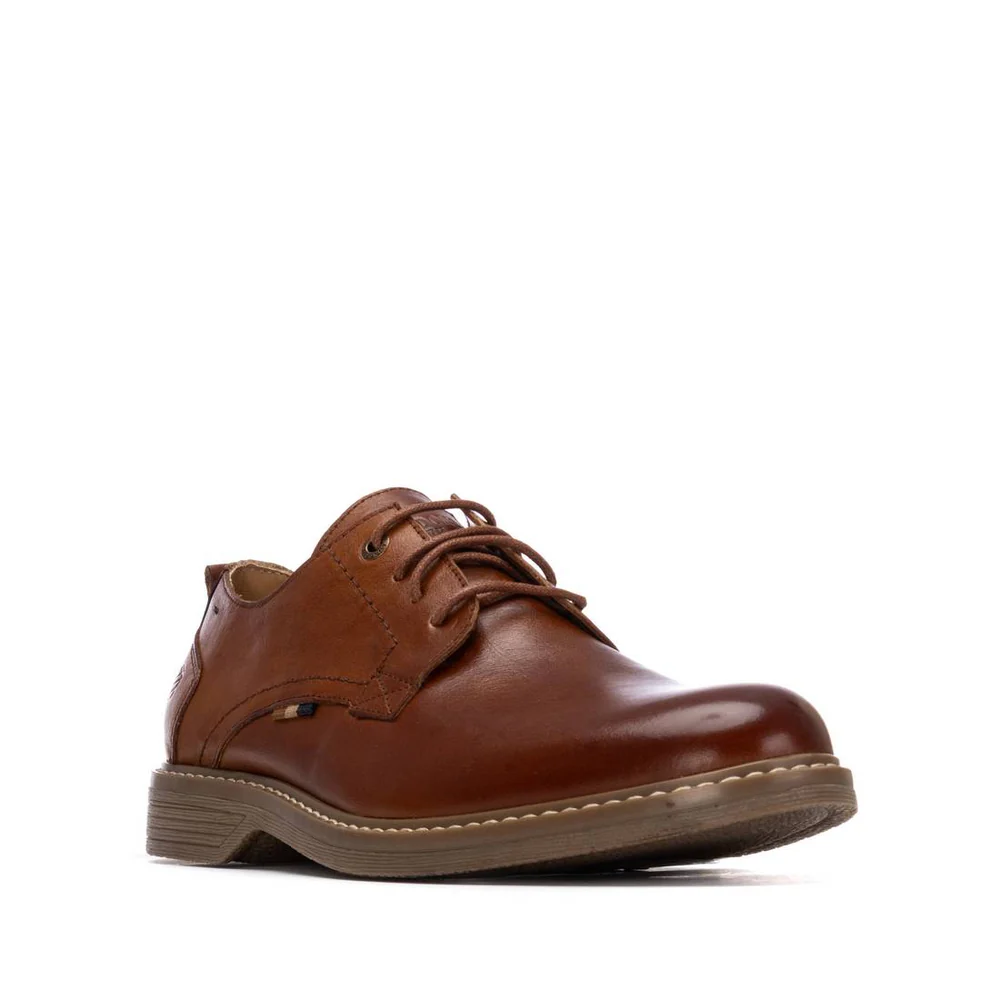 Londons Life Ανδρικά Δερμάτινα Casual κάμελ 163904